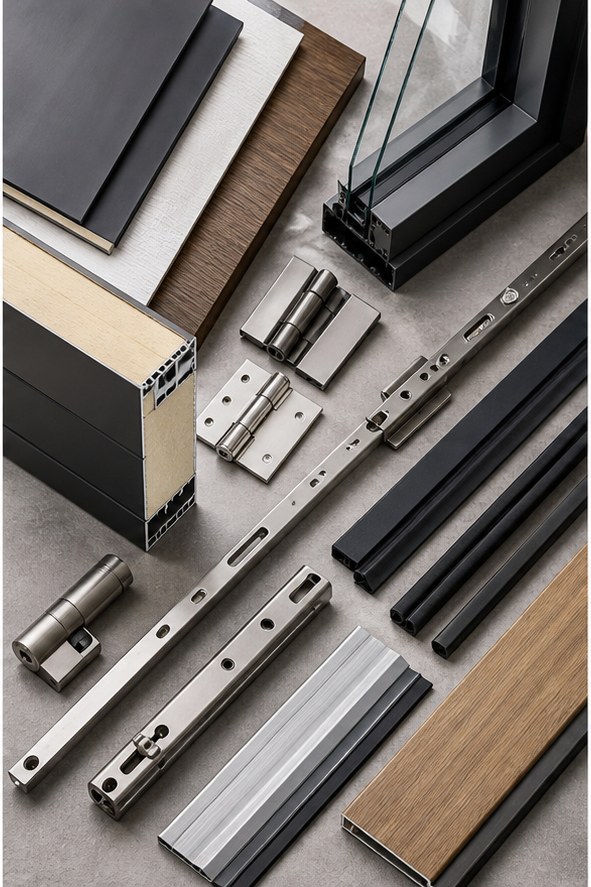 front door materials and specification details for buyers