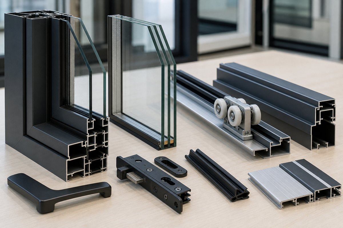 sliding door frame hardware and specification details